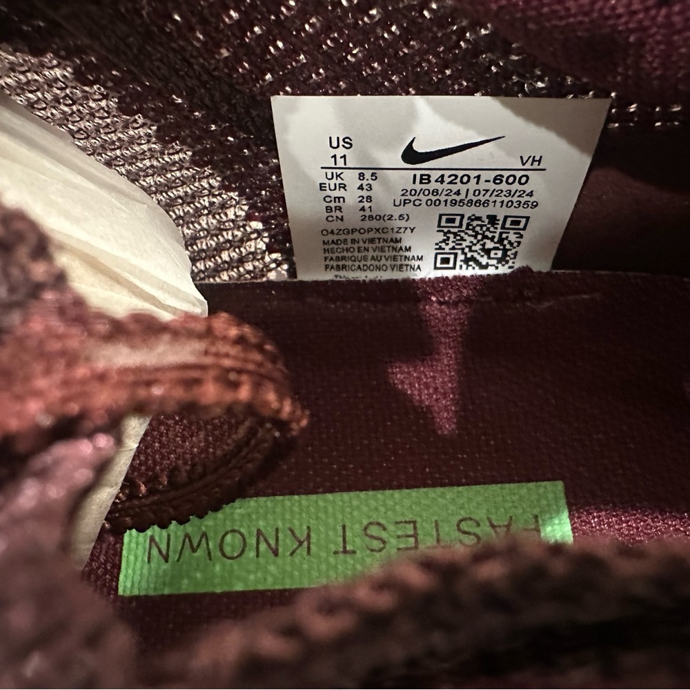 Brand New Nike Air Zoom AlphaFly Next %3 FK - Burgundy/Pink/Violet - Picture 5 of 14